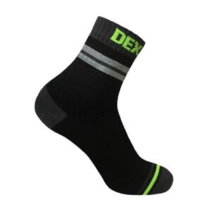 voděodolné ponožky DexShell Provisibility Cycling Sock Grey Stripe Velikost ponožek: 47+   EU
