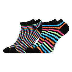 VoXX Nízké ponožky G-040 pruhy piki, 2 páry Velikost ponožek: 39-42 EU
