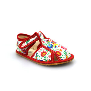 Baby Bare Shoes bačkory Baby bare White Folklore Velikost boty (EU): 30, Vnitřní délka boty: 193, Vnitřní šířka boty: 78