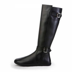 Shapen Glam Black Leather barefoot kozačky Velikost boty (EU): 43, Vnitřní délka boty: 282, Vnitřní šířka boty: 94