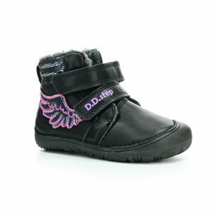 D.D.Step W073-364A černé zimní barefoot boty Velikost boty (EU): 24, Vnitřní délka boty: 155, Vnitřní šířka boty: 63