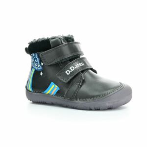 D.D.Step W073-355A tmavě šedé zimní barefoot boty Velikost boty (EU): 31, Vnitřní délka boty: 195, Vnitřní šířka boty: 76