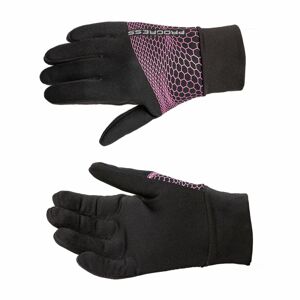 dětské zimní rukavice Progress Coolio Gloves černá/růžová Velikost boty (EU): 3-4