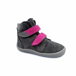 Beda Isabel na šedé podrážce (BF 0004/W/MK/kožíšek) zimní barefoot boty Velikost boty (EU): 30, Vnitřní délka boty: 192, Vnitřní šířka boty: 78