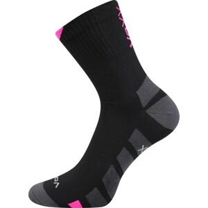 ponožky Voxx Gastl černá s růžovou Velikost ponožek: 39-42 EU