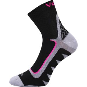 ponožky Voxx Kryptox černá-magenta Velikost ponožek: 35-38 EU