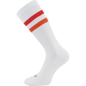 Ponožky Voxx Retran bílá-červená, 1 pár Velikost ponožek: 43-46 EU