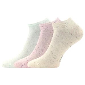 VoXX bavlněné nízké ponožky Nopkana mix B, 3 páry Velikost ponožek: 39-42 EU
