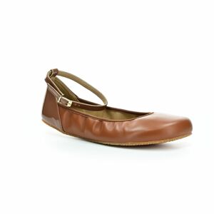 Shapen Tulip 3.0 Cognac Regular barefoot baleríny Velikost boty (EU): 41, Vnitřní délka boty: 270, Vnitřní šířka boty: 92