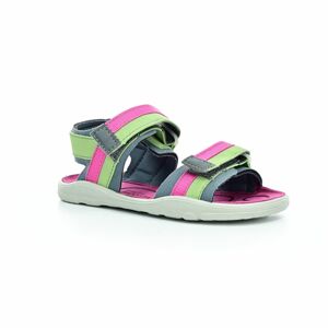 Ricosta Sydney Avocado/Grau/Pink barefoot sandály Velikost boty (EU): 27, Vnitřní délka boty: 177, Vnitřní šířka boty: 67
