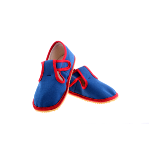 bačkory Beda modré s červenou (BF-060010/W) Velikost boty (EU): 28, Vnitřní délka boty: 180, Vnitřní šířka boty: 73