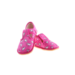 bačkory Beda růžové s koníky (BF-060010/W) Velikost boty (EU): 30, Vnitřní délka boty: 195, Vnitřní šířka boty: 77