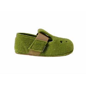 bačkory Pegres BF04 zelená filcové Velikost boty (EU): 24, Vnitřní délka boty: 155, Vnitřní šířka boty: 66