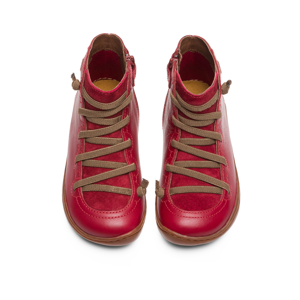 boty Camper Peu Cami Red vysoké velikosti bot EU: 25