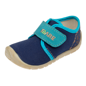 boty Fare 5011401 modré plátěnky s kolečky (bare) velikosti bot EU: 20