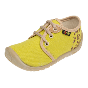 boty Fare 5011431 žluto-zelené plátěnky/tkaničky (bare) velikosti bot EU: 22
