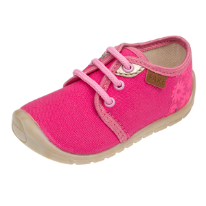 boty Fare 5011451 růžové plátěnky s kvítky/tkaničky (bare) velikosti bot EU: 22
