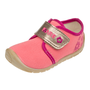 boty Fare 5011491 růžové plátěnky s kvítky (bare) velikosti bot EU: 22