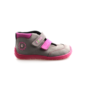 boty Fare 5121252 šedo-růžové kotníčkové (bare) velikosti bot EU: 24