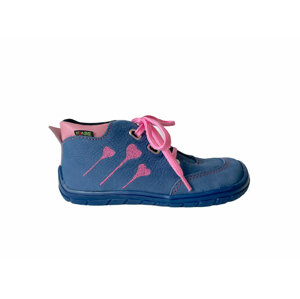 boty Fare B5421251 modré s kytkami kotníčkové (bare) Velikost boty (EU): 23, Vnitřní délka boty: 152, Vnitřní šířka boty: 66