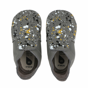capáčky Bobux Spekkel Grey (soft sole) velikosti bot EU: 19