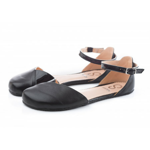 Shapen Poppy II Black barefoot lodičky Velikost boty (EU): 39, Vnitřní délka boty: 260, Vnitřní šířka boty: 88