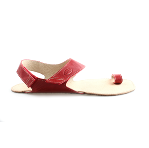 Orto Plus/OKbarefoot sandály Orto Plus Dione červené (BF-A109/05) Velikost boty (EU): 38, Vnitřní délka boty: 255, Vnitřní šířka boty: 95