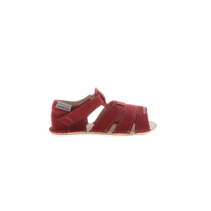 Orto Plus/OKbarefoot sandály Orto Plus Maiami červené s tečkami (BF-D200-R41/G), šíře G, 4 mm velikosti bot EU: 24