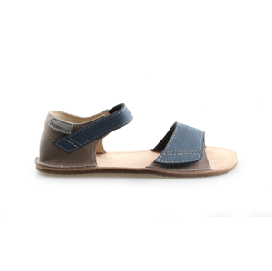 Orto Plus/OKbarefoot sandály Orto Plus Mirrisa modr-šedé  (BF-D203-G, 4 mm), šíře G velikosti bot EU: 28
