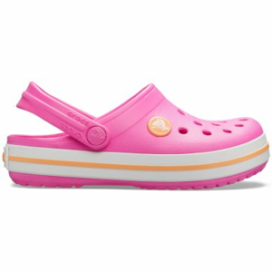 pantofle Crocs Crocband Clog K - Electric Pink/Cantaloupe Velikost boty (EU): 28, Vnitřní délka boty: 165, Vnitřní šířka boty: 72