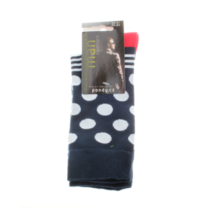 Pondy K ponožky puntíky s červenou velikosti ponožek: 45-47 EU