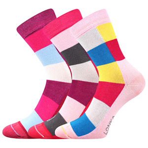 Ponožky Voxx Bamcubik mix B holka, 3 páry velikosti ponožek: 25-29 EU