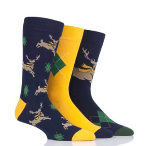 ponožky Wild feet Jelen 3 páry velikosti ponožek: 41-45 EU