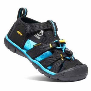 sandály Keen Seacamp Black/Yellow (CNX) Velikost boty (EU): 24, Vnitřní délka boty: 150, Vnitřní šířka boty: 66