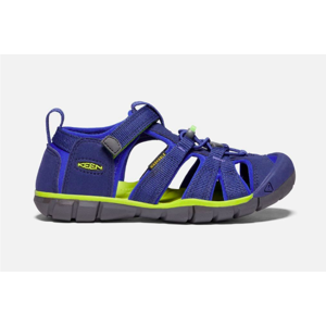 Keen Seacamp II Blue depths/chartreuse (CNX) barefoot sandály Velikost boty (EU): 26, Vnitřní délka boty: 160, Vnitřní šířka boty: 68