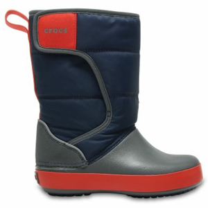 sněhule Crocs Lodgepoint Snow boot - navy/slate grey Velikost boty (EU): 25, Vnitřní délka boty: 155, Vnitřní šířka boty: 67