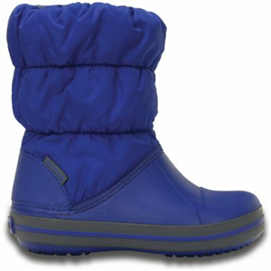 sněhule Crocs Winter Puff boot - cerulean blue/light grey velikosti bot EU: 23