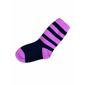 voděodolné ponožky DexShell Children Pink Stripes Velikost ponožek: 30-33 EU