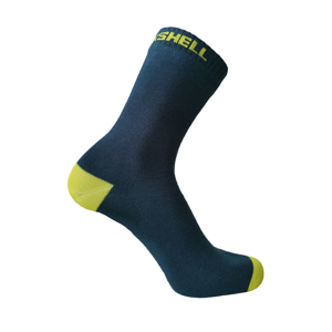 voděodolné ponožky DexShell Ultra Thin Crew Navy-lime Velikost ponožek: 39-42 EU