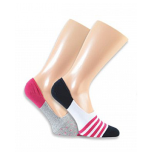 Voxx extra nízké ponožky Soxx modro-červené, 2 páry velikosti ponožek: 35-38 EU